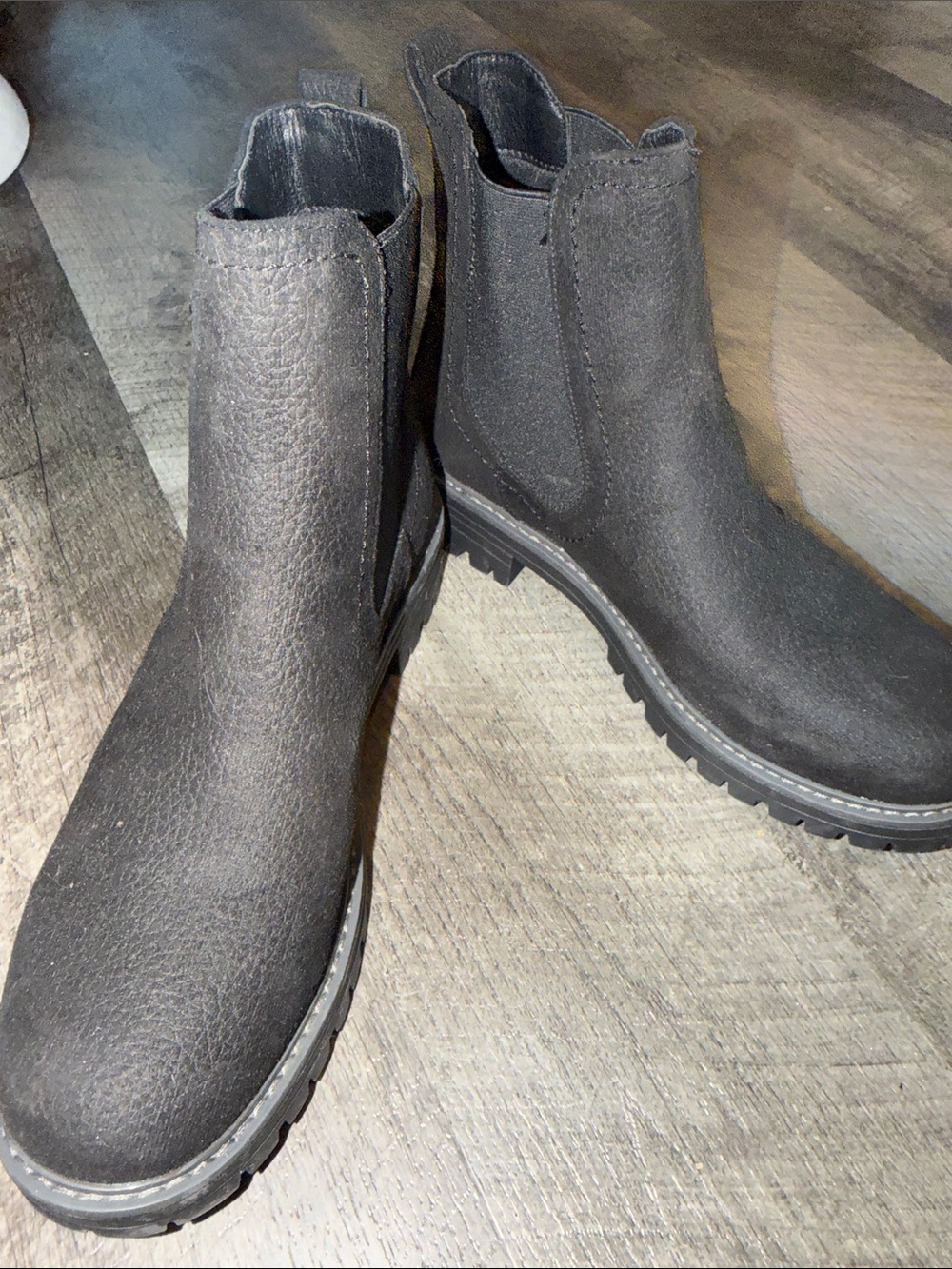 Cliffs by White Mountain Black Chelsea Boots US Size 9.5